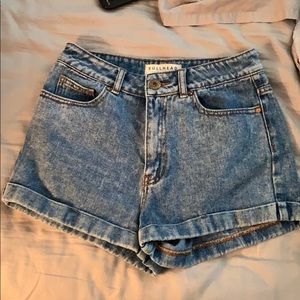 pacsun mom jean shorts